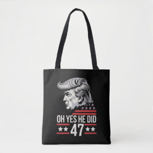 Bolsa Tote Oh Sim Ele Fez 47 Trump 2024