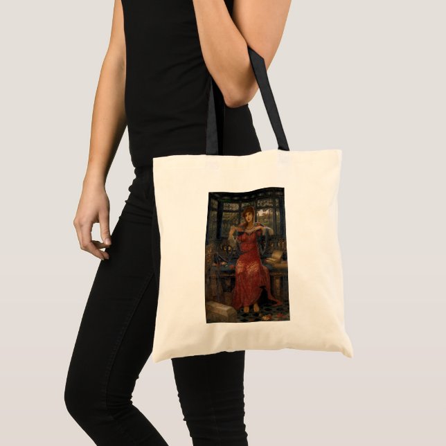 Bolsa Tote Oh Swallow, Swallow by John Melhuish Strudwick (Frente (produto))