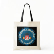 Oi Res Audiobook Lover Tote Bag Dark