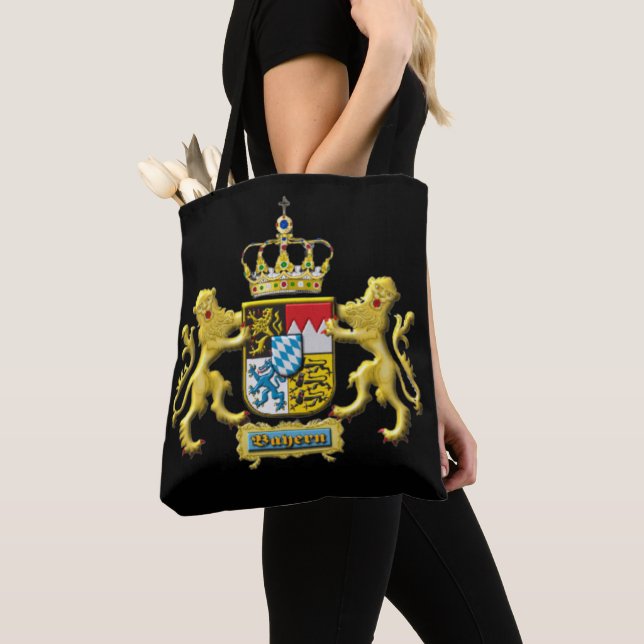 Bolsa Tote Oktoberfest- Brasão da Baviera (Close Up)