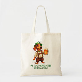 Bolsa Tote Oktoberfest Dachshund Dog