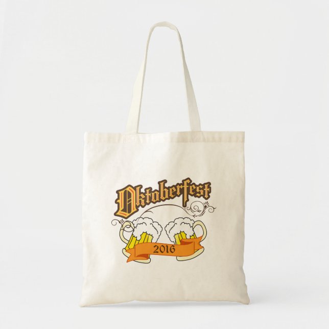 Bolsa Tote Oktoberfest Festival Alemão Beer Caneca de cerveja (Frente)