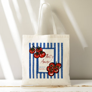 Bolsa Tote Olá bela tomate presente favor de chuveiro de noiv