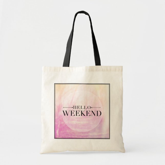 Bolsa Tote Olá! fim de semana (Frente)