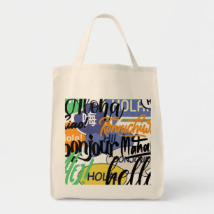 Bolsa Tote Olá Mundo