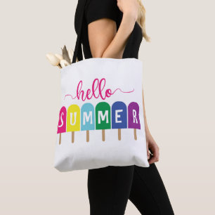 Bolsa Tote Olá, pop de gelo