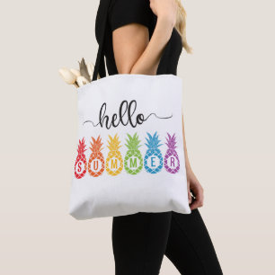 Bolsa Tote Olá Summer Pineapple