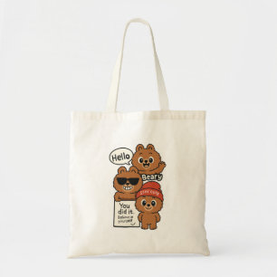 Bolsa Tote Olá Urso