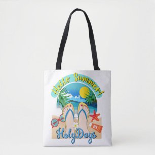 Bolsa Tote Olá Verão - Sagrado Dia da Banheira