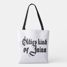 Bolsa Tote Oldies tipo Jaina comprando o saco