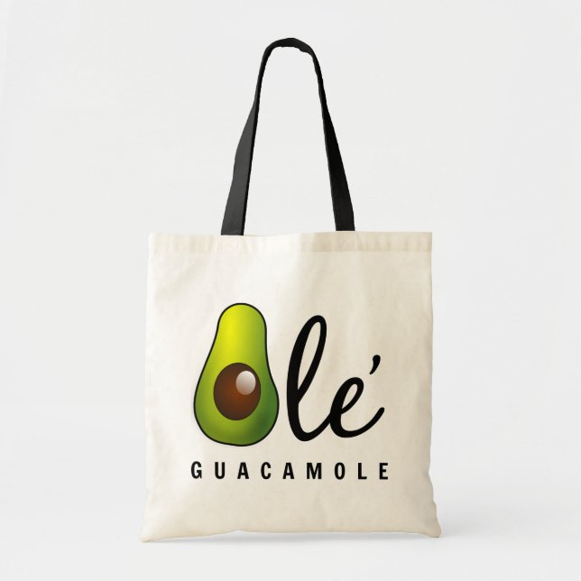 Bolsa Tote Ole Guacamole Avocado Humor (Frente)