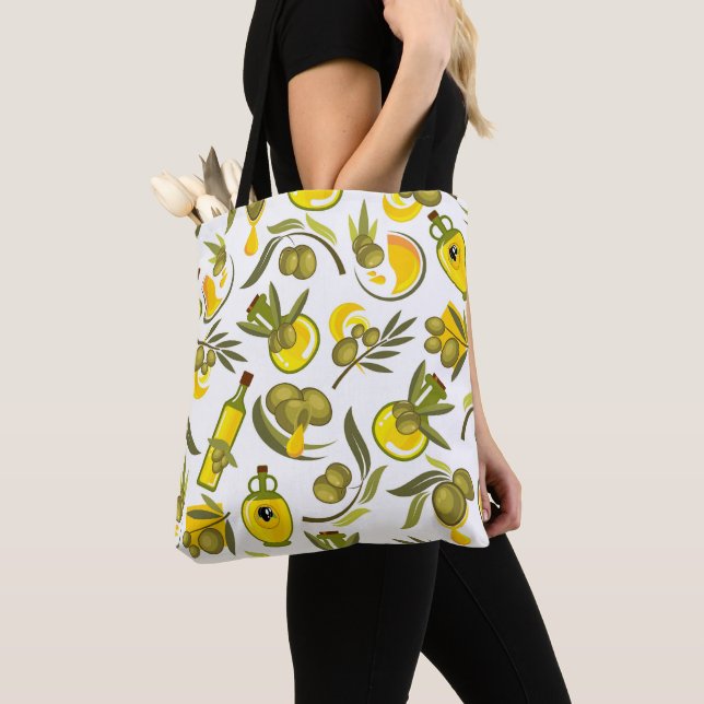 Bolsa Tote Óleo de Oliva Amarelo  (Close Up)