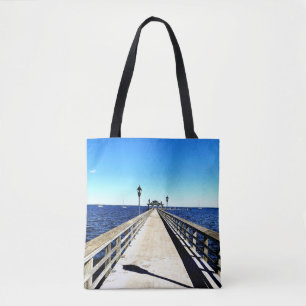 Bolsa Tote Olhando Para Baixo O Cais