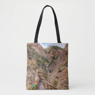 Bolsa Tote Olhando para Banda de Sete Escadas Caindo