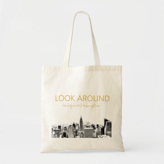 Bolsa Tote Olhe ao redor - Hamilton (Frente)
