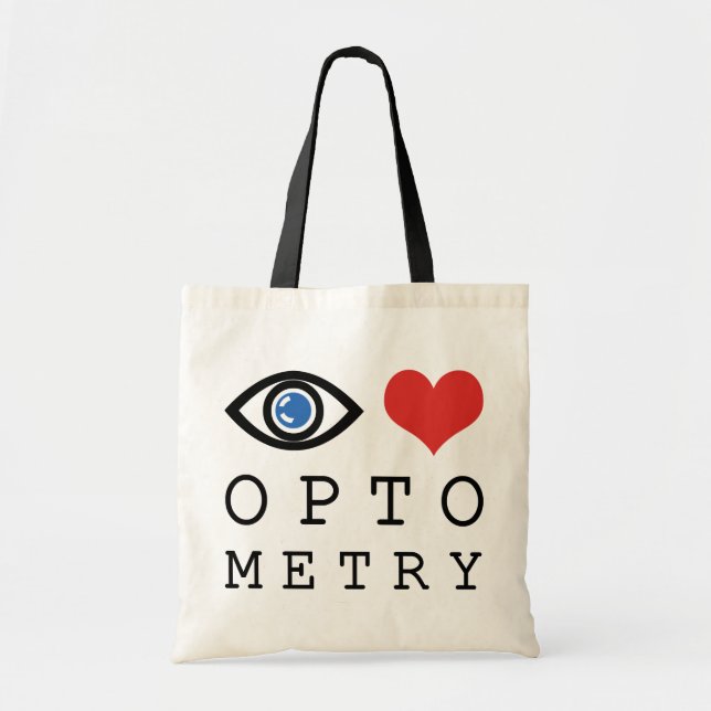 Bolsa Tote Olho Ama Optometria (Frente)