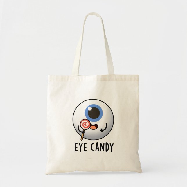 Bolsa Tote Olho Candy Engraçada Toalheira (Frente)