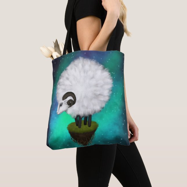 Bolsa Tote Olho Celestial: Grazing Entre as Estrelas (Close Up)