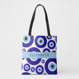 Bolsa Tote Olho do Mal, Olho Grego, Olho Turco, Mati, Seu Nom