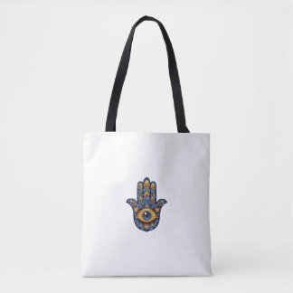 Bolsa Tote Olho Dourado Hamsa