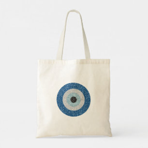 Bolsa Tote olho mau - olho azul
