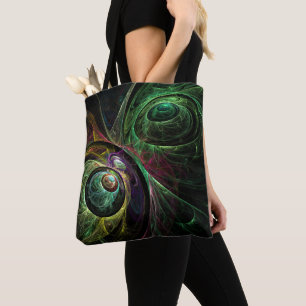 Bolsa Tote Olho para a Abstrato de Arte