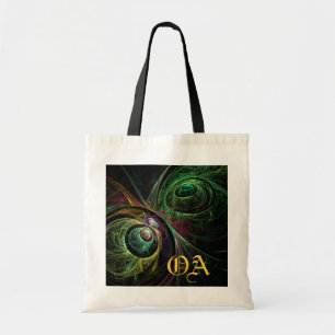 Bolsa Tote Olho para a Abstrato de Arte Olho Monograma Bag