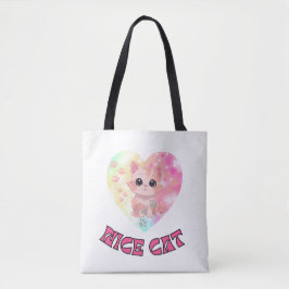 Bolsa Tote Olhos bonitos de gato