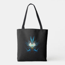 Olhos brilhantes - Criatura Azul Luminosa