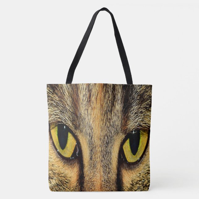 Bolsa Tote Olhos de Gato Intensos (Frente)