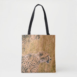BOLSA TOTE OLHOS NO ALVO - FOTO DE ANIMAIS LEOPARD