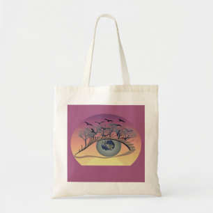 Bolsa Tote Olhos no Mundo - Natureza e Arte da Terra