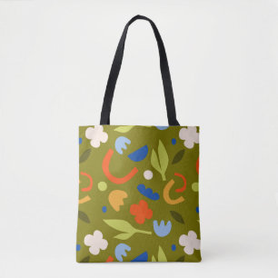 Bolsa Tote Olive Meadow