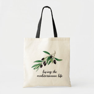 Bolsa Tote Olive Tree Branch: Vivendo a Vida Mediterrânica