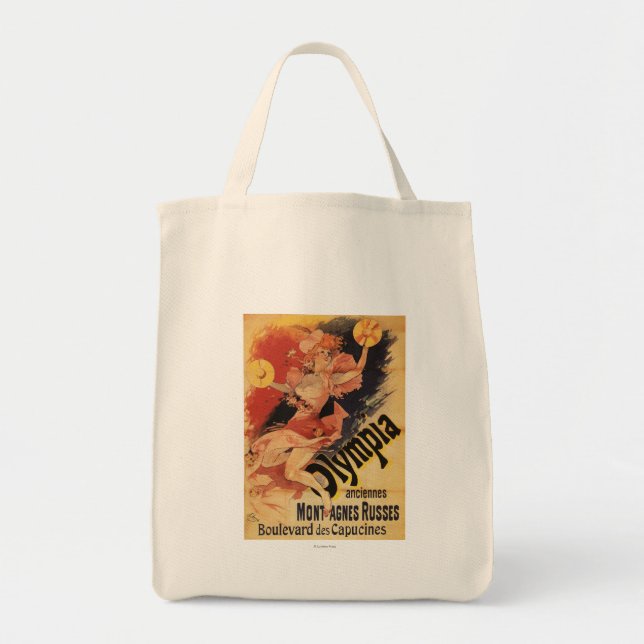 Bolsa Tote Olympia Nightclub Girl Crashing Cymbals (Frente)
