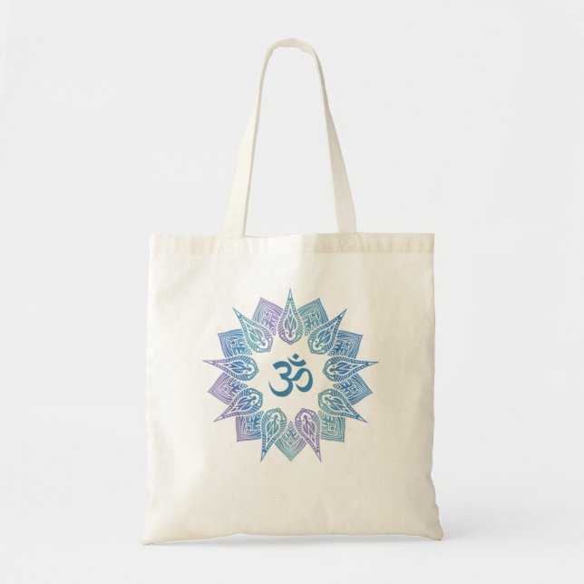 Bolsa Tote OM Mandala - Melhor Ioga (Frente)