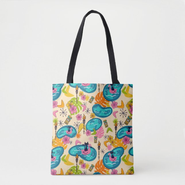 Bolsa Tote Ombro Atomic Kitty Luau (Frente)