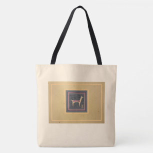 Bolsa Tote Ombro De Poliéster Espelhado De Llama