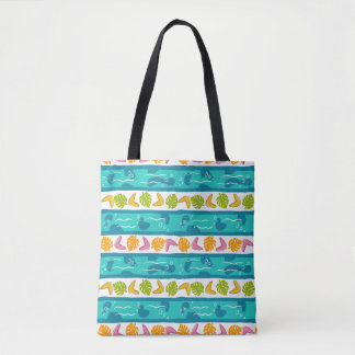 Bolsa Tote Ombro em Comprimentos de Onda - Branco
