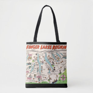 Bolsa Tote Ombro NY Finger Lakes