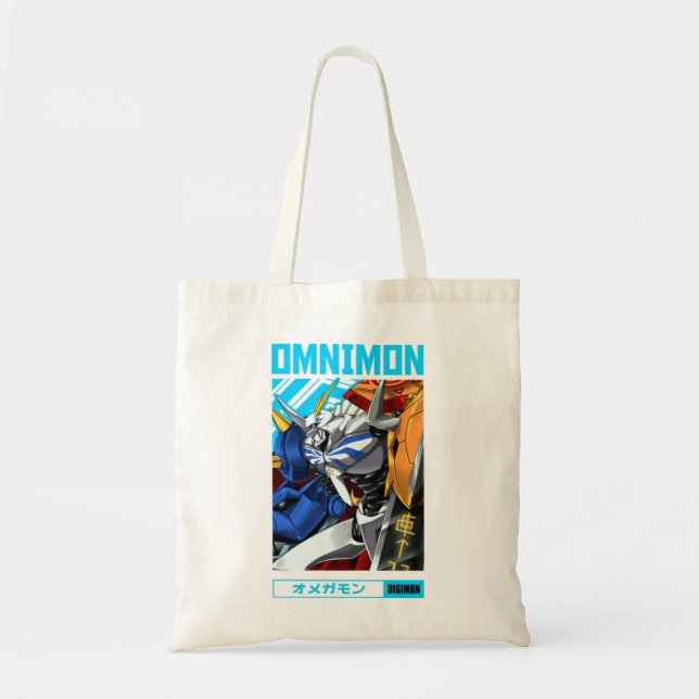 Bolsa Tote Omnimon = Digimon = Anime Otaku Design (Frente)