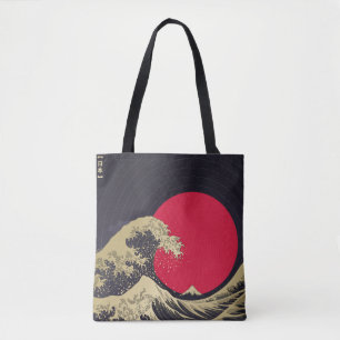 Bolsa Tote "Onda Excelente de kanagawa". Hokusai, onda japone