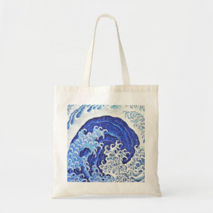 Bolsa Tote Onda feminino por Hokusai