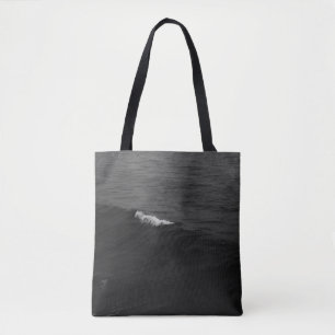 BOLSA TOTE ONDA OCEANA EM LENTE DE FOCO BAIXO