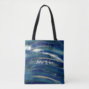 Bolsa Tote Ondas Azuis