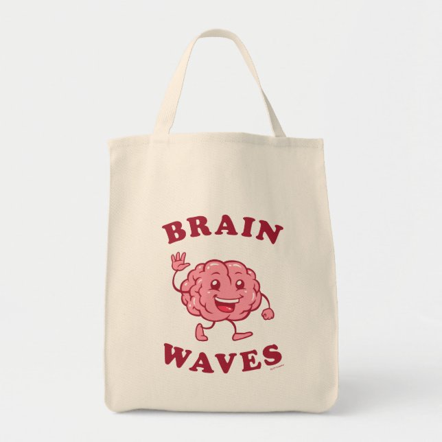 Bolsa Tote Ondas cerebrais (Frente)