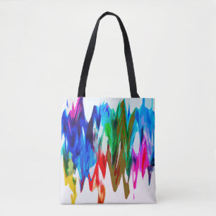 Bolsa Tote Ondas coloridas