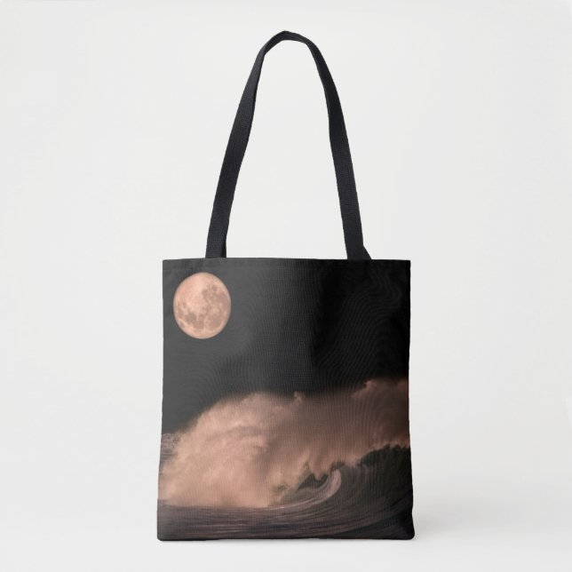 Bolsa Tote Ondas da Tempestade do Pacífico | Costa Norte de O (Frente)