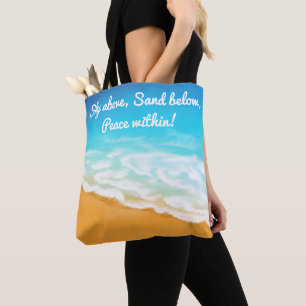 Bolsa Tote Ondas de Ocean Beach