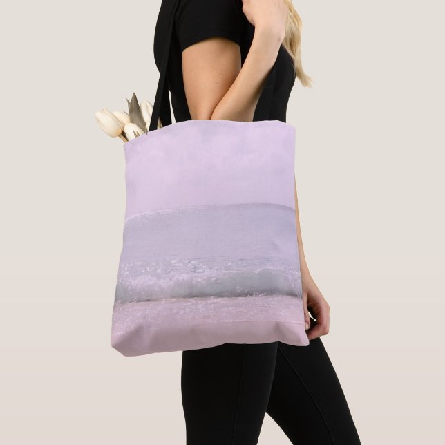 Bolsa Tote Ondas de Oceano Pastel Moles 5 (Close Up)